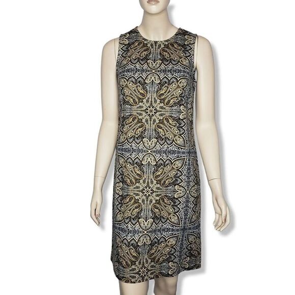 ✨J. JILL Medallion Patterned Sz MP Dress✨ - Picture 1 of 8